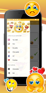 اسکرین شات 2 برنامه Wasticker love for whatsapp
