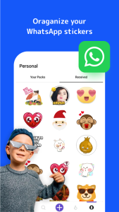 اسکرین شات 6 برنامه Stickify