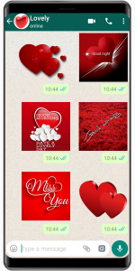 اسکرین شات 2 برنامه WASticker Amor Stickers for WA