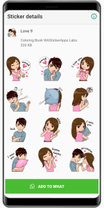 اسکرین شات 8 برنامه WASticker Amor Stickers for WA