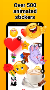 اسکرین شات 4 برنامه Stickers and emoji - WASticker