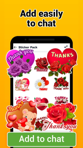 اسکرین شات 3 برنامه Stickers and emoji - WASticker