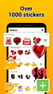 اسکرین شات 2 برنامه Stickers and emoji - WASticker