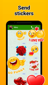 اسکرین شات 1 برنامه Stickers and emoji - WASticker