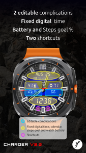 اسکرین شات 3 برنامه Shield Watch Face