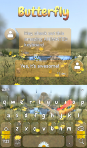 اسکرین شات 3 برنامه Butterfly Live Wallpaper Theme