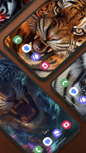 اسکرین شات 6 برنامه Tiger Live Wallpaper 4K