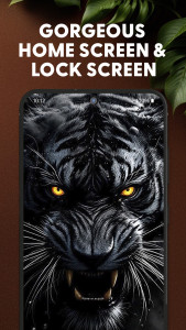 اسکرین شات 7 برنامه Tiger Live Wallpaper 4K