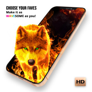 اسکرین شات 2 برنامه Wave Live Wallpapers Maker 3D