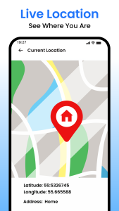 اسکرین شات 2 برنامه Live Satellite View & GPS Map