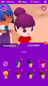 اسکرین شات 6 بازی Idle Beauty Salon Tycoon
