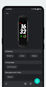 اسکرین شات 2 برنامه Mi Band 5 Watch Faces