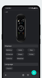 اسکرین شات 1 برنامه Mi Band 5 Watch Faces