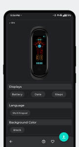 اسکرین شات 5 برنامه Mi Band 5 Watch Faces