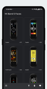 اسکرین شات 4 برنامه Mi Band 5 Watch Faces