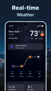 اسکرین شات 1 برنامه Weather Today: Live Radar