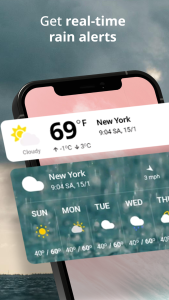 اسکرین شات 4 برنامه Weather Radar & Weather Live
