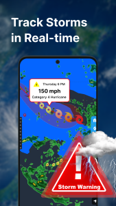 اسکرین شات 5 برنامه Weather Radar & Weather Live