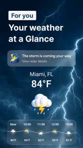 اسکرین شات 1 برنامه Weather Radar & Weather Live