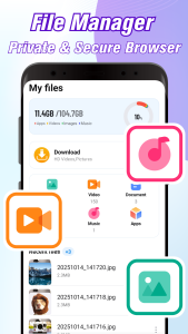 اسکرین شات 3 برنامه Fast Browser - Lite & Smart