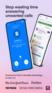 اسکرین شات 1 برنامه Hiya: Spam Blocker & Caller ID