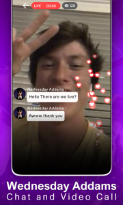 اسکرین شات 2 برنامه Wednesday Addams Video Call