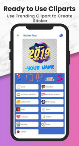 اسکرین شات 7 برنامه Fancy Text + Sticker Maker (WAStickerApps)