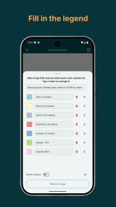 اسکرین شات 4 برنامه MapChart