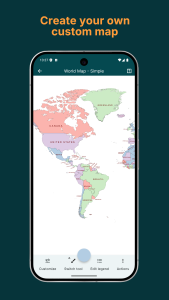 اسکرین شات 1 برنامه MapChart