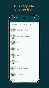 اسکرین شات 2 برنامه MapChart