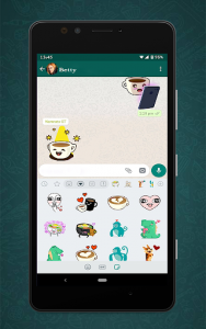 اسکرین شات 3 برنامه Free Messenger Whats Stickers New