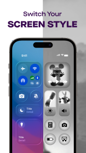 اسکرین شات 4 برنامه Themia: Themed Control Widget