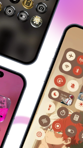 اسکرین شات 2 برنامه Themia: Themed Control Widget