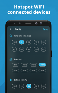 اسکرین شات 3 برنامه WiFi Hotspot, Personal hotspot