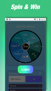 اسکرین شات 5 برنامه Spin the Wheel