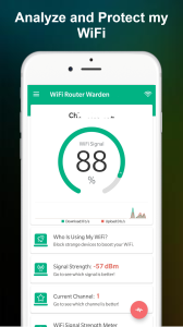 اسکرین شات 1 برنامه WiFi Router Warden - Analyzer