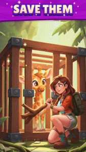 اسکرین شات 2 بازی Paradise Paws: Merge Animals