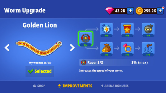 اسکرین شات 3 بازی Worm Hunt - Snake zone iO