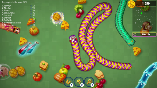 اسکرین شات 8 بازی Worms Zone .io - Hungry Snake