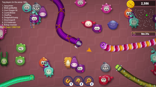 اسکرین شات 7 بازی Worms Zone .io - Hungry Snake