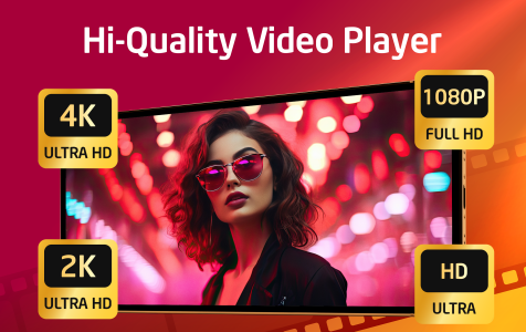 اسکرین شات 2 برنامه Video Player All Format-wTuber
