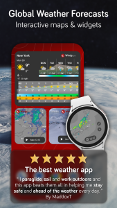 اسکرین شات 3 برنامه Windy.com - Weather Forecast