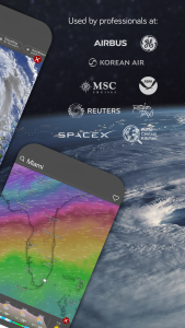 اسکرین شات 2 برنامه Windy.com - Weather Forecast