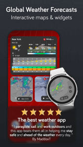 اسکرین شات 3 برنامه Windy.com - Weather Forecast