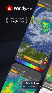 اسکرین شات 1 برنامه Windy.com - Weather Forecast