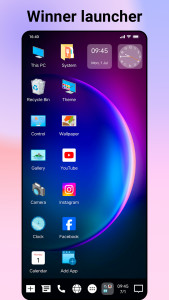 اسکرین شات 1 برنامه Winner Launcher for Windows UE