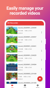 اسکرین شات 2 برنامه Screen Recorder - KKRecorder