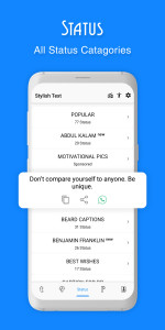 اسکرین شات 4 برنامه Stylish Text, Fonts & Keyboard