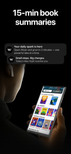اسکرین شات 2 برنامه Wiser - 15 minutes Audio Books