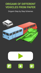 اسکرین شات 2 برنامه Origami Paper Vehicles